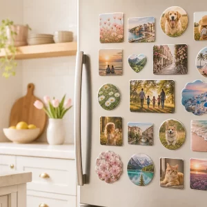 Custom photo magnets
